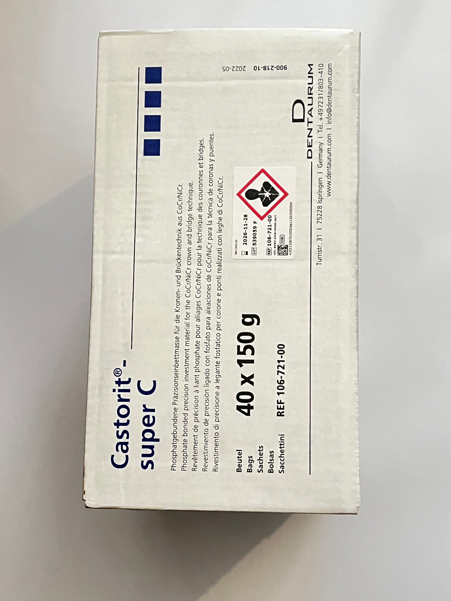 Caja revestimiento Castorit con 40 bolsas