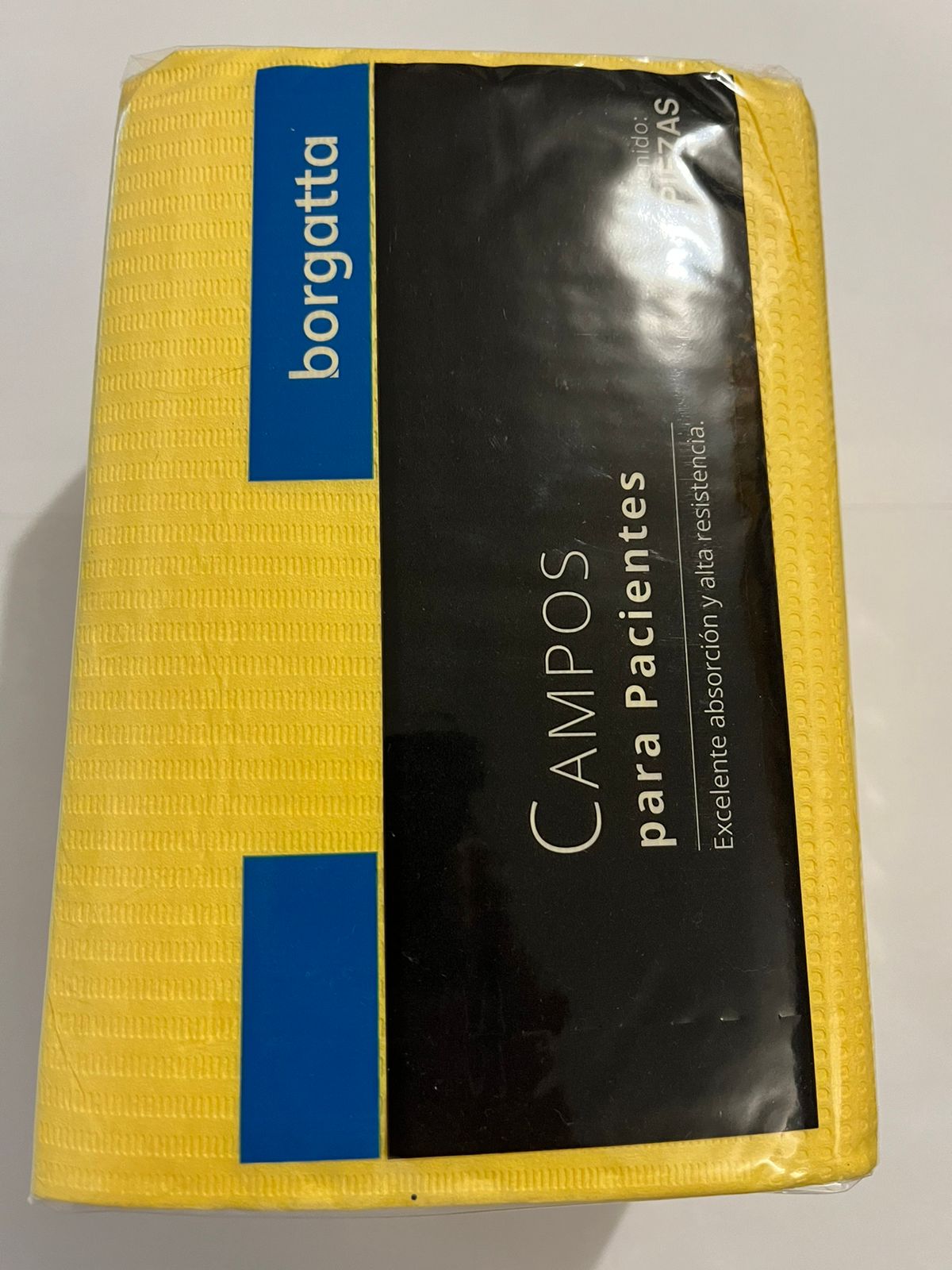 Campos borgatta paquete con 50 piezas color amarillo BCYE