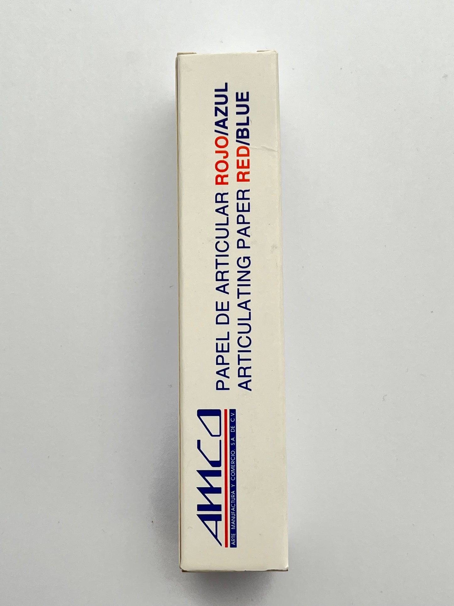 Caja Papel de articular rojo/azul marca Amco medental con 12 libros