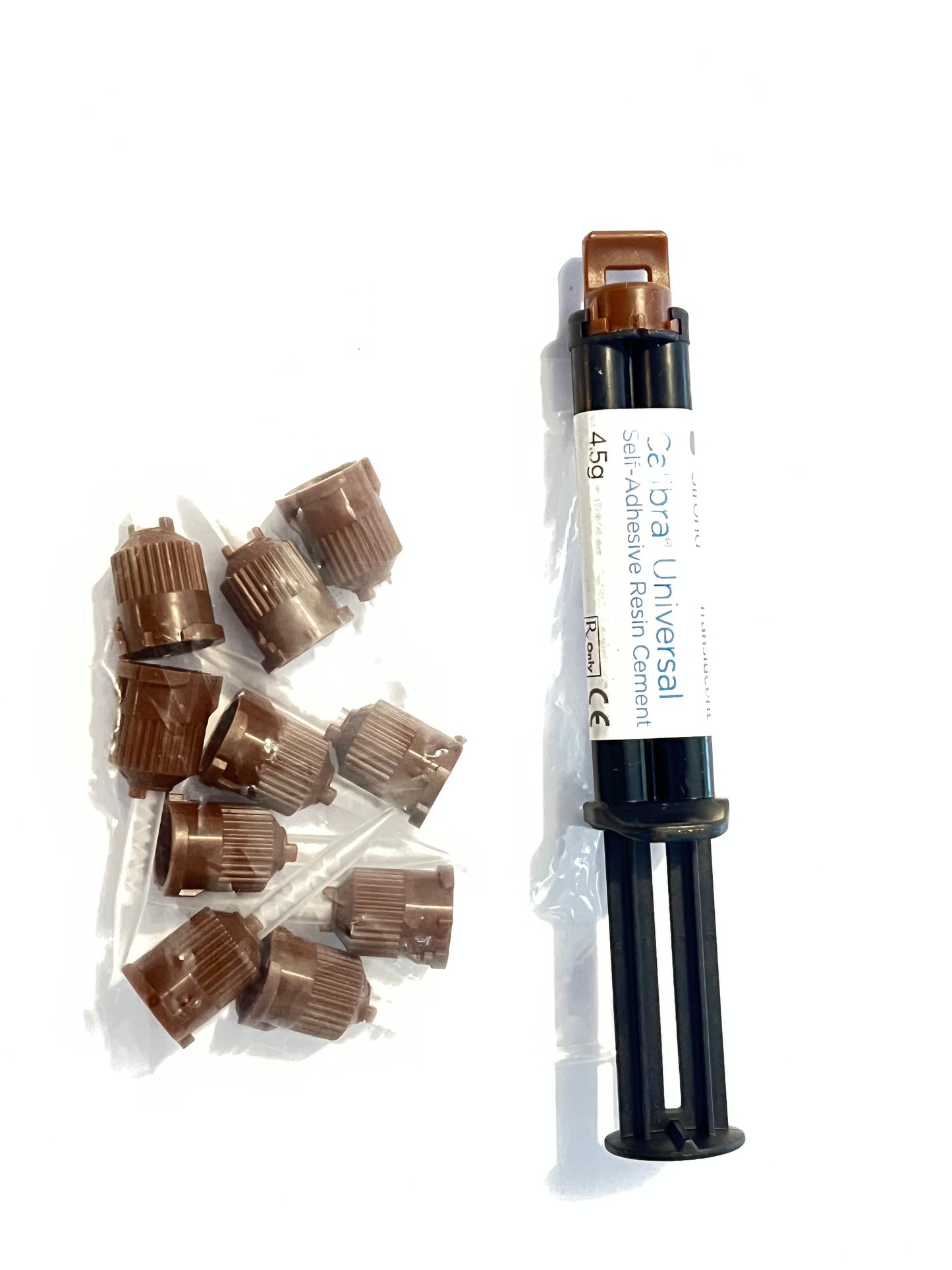 Jeringa cemento resina autoadhesivo calibra universal translucido 4.5 gramos