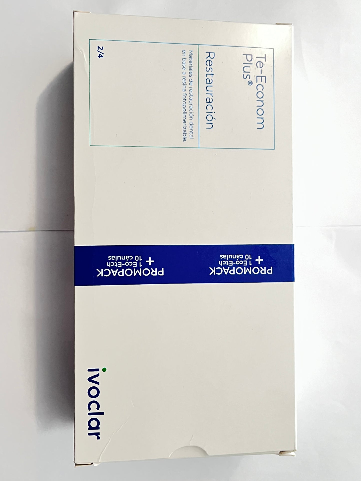 Kit de resinas te-econom 2 jeringas (tonos A2 y A3), adhesivo y ácido grabador