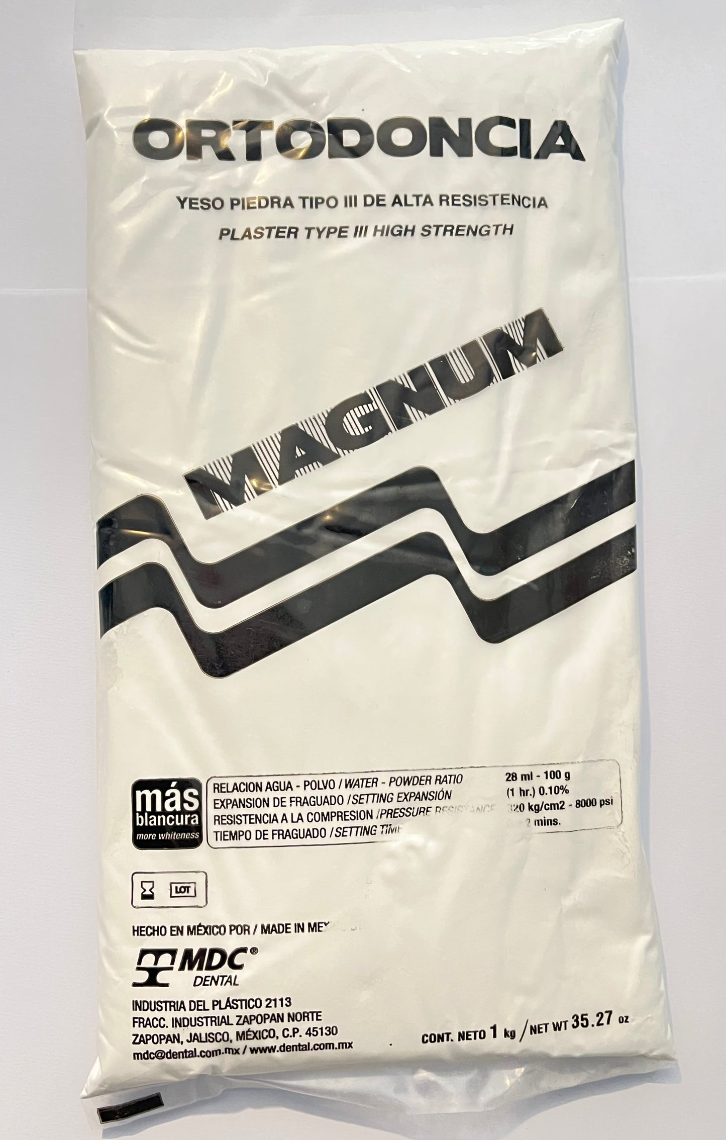 Yeso de ortodoncia mdc Magnum