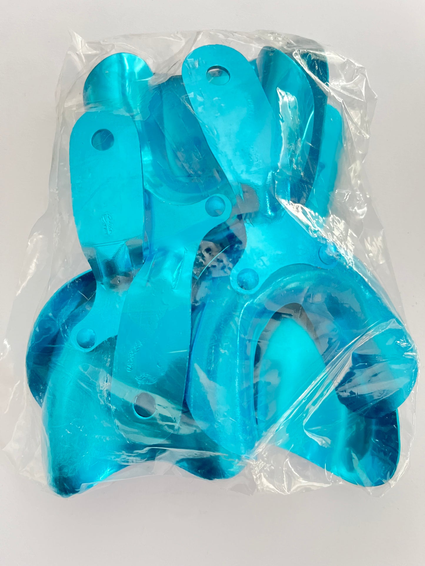 Cucharillas para impresión Edéntulo desdentado steel cubeta sin perforar lisas 6 piezas