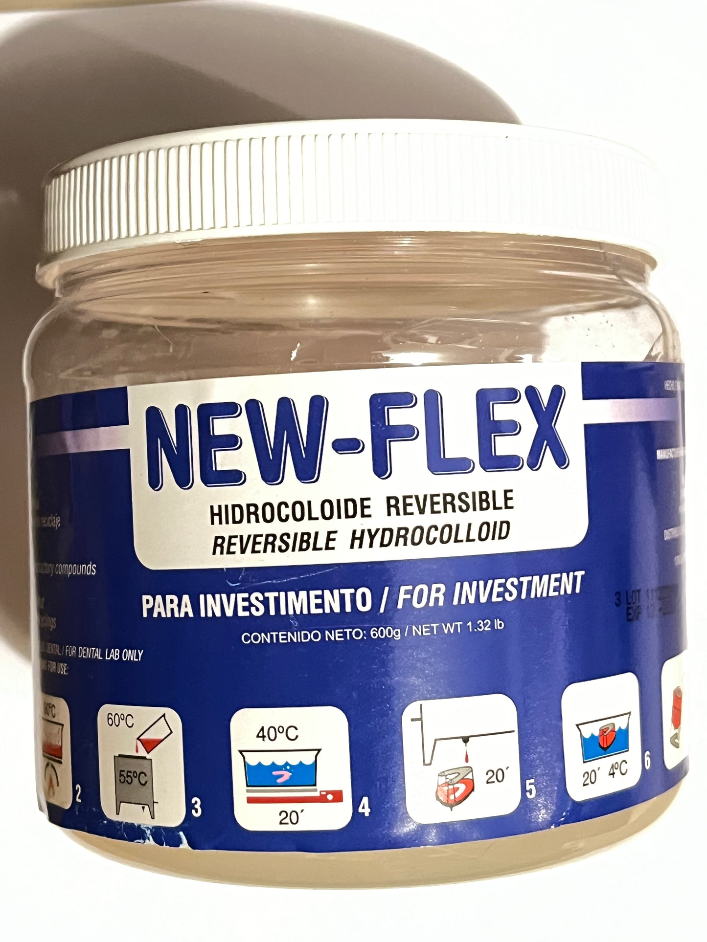 Agar New flex transparente 500 gramos Duplicador de investimento