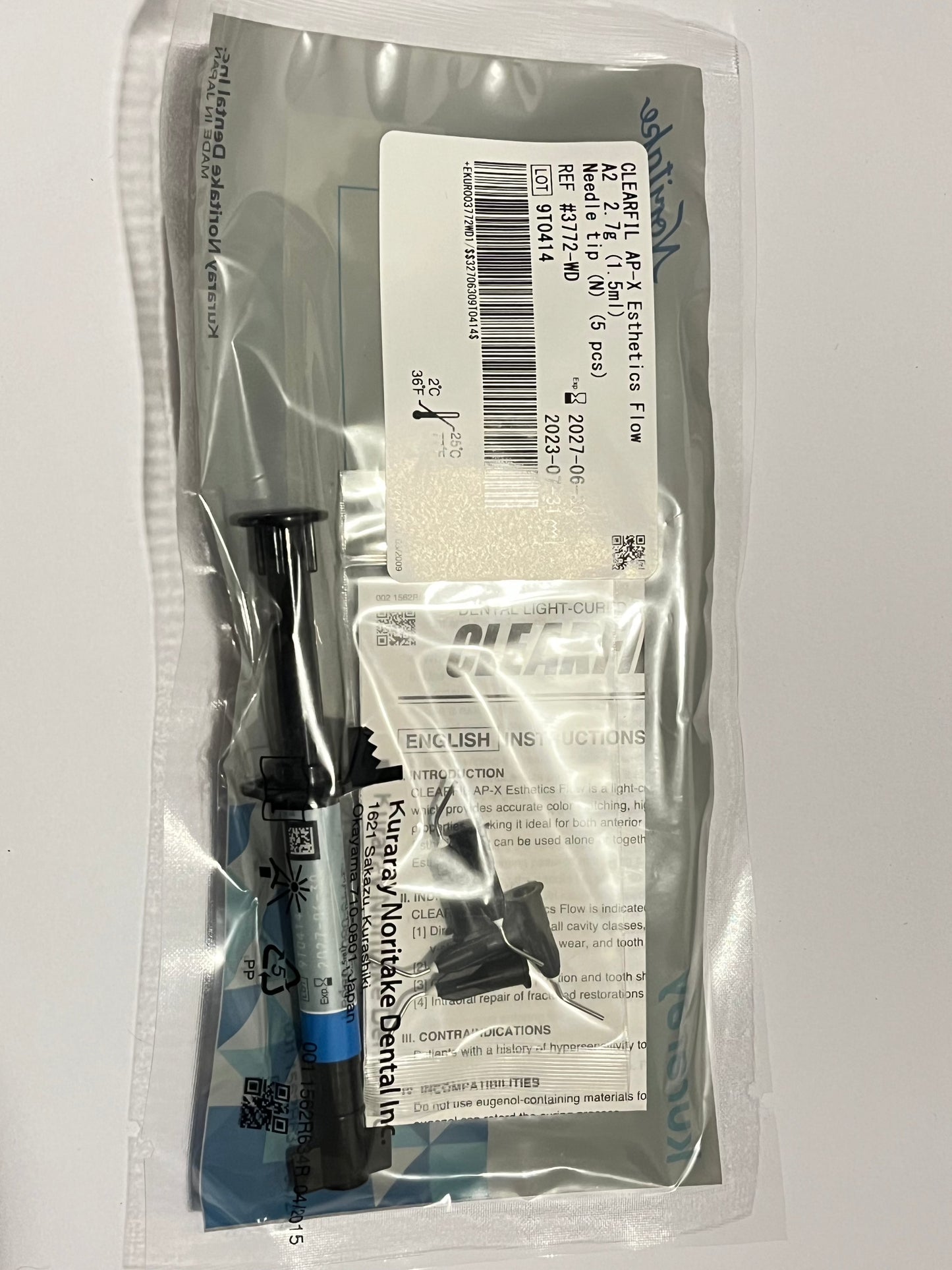 Resina ap-x esthetic flow fluida color A2 2.7g/1.5ml
