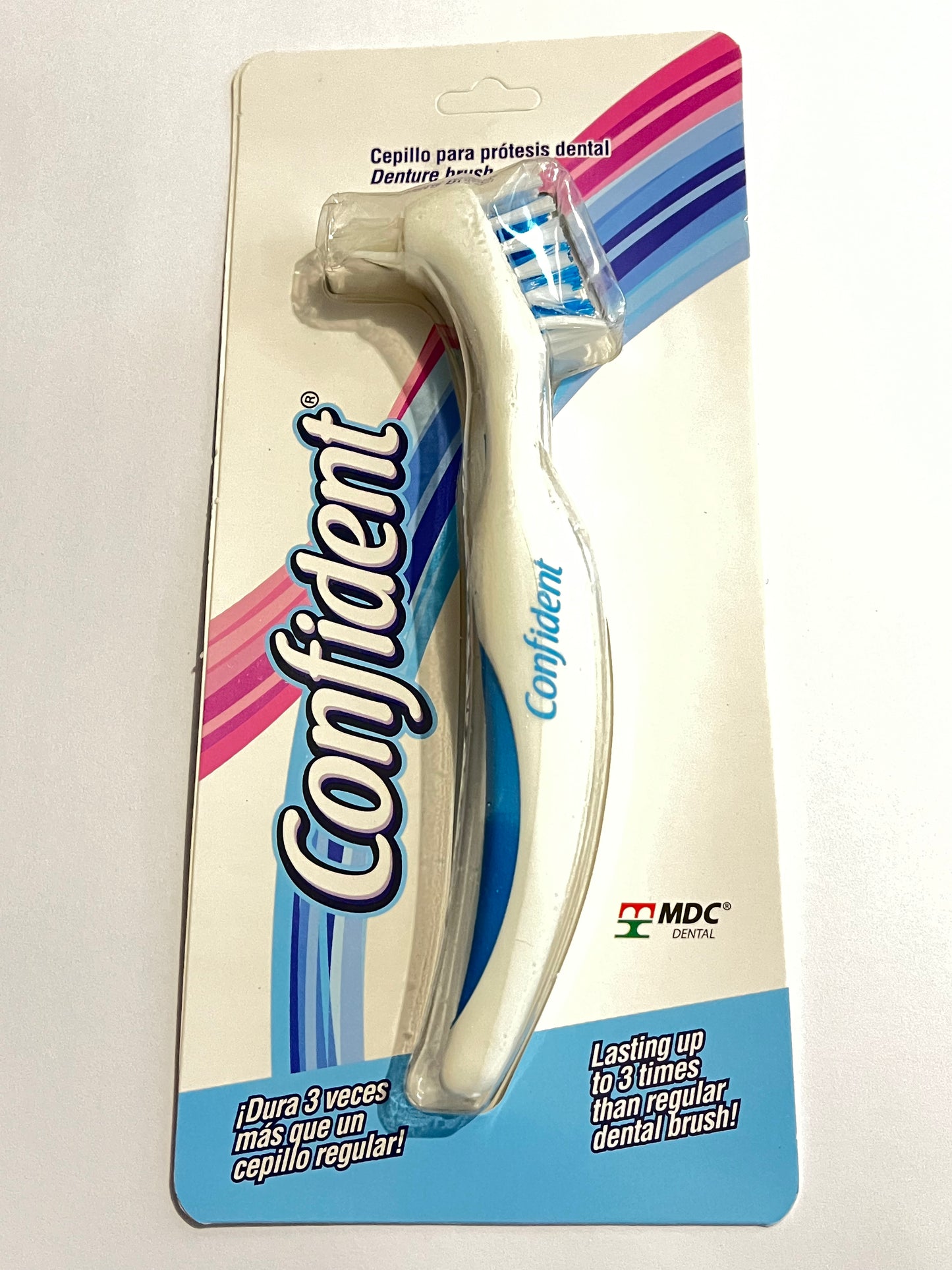 Cepillo para prótesis -placas- dentales confident