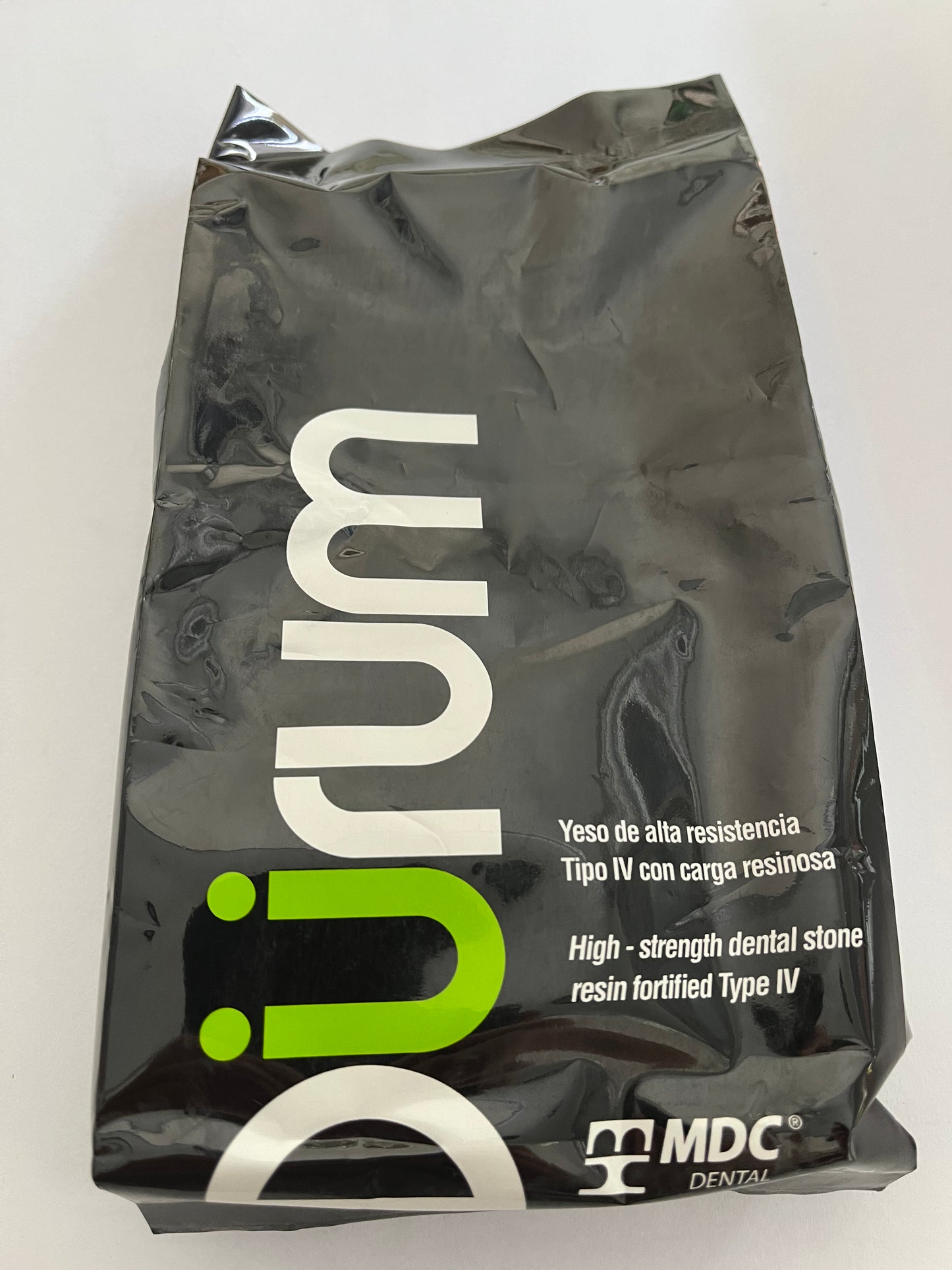 Yeso durum tipo IV 1kg modificado con resina color marfil