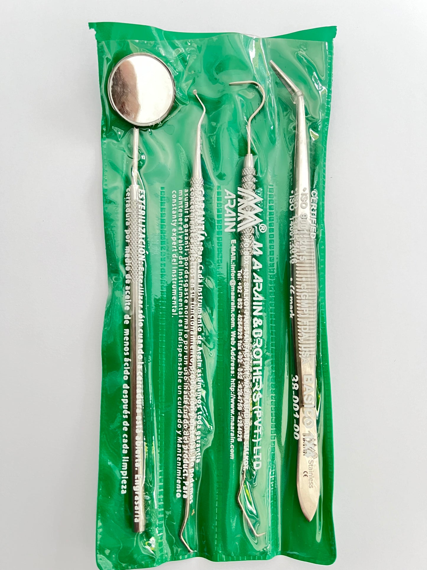 Estuche de exploración arain 1x4 básico adulto