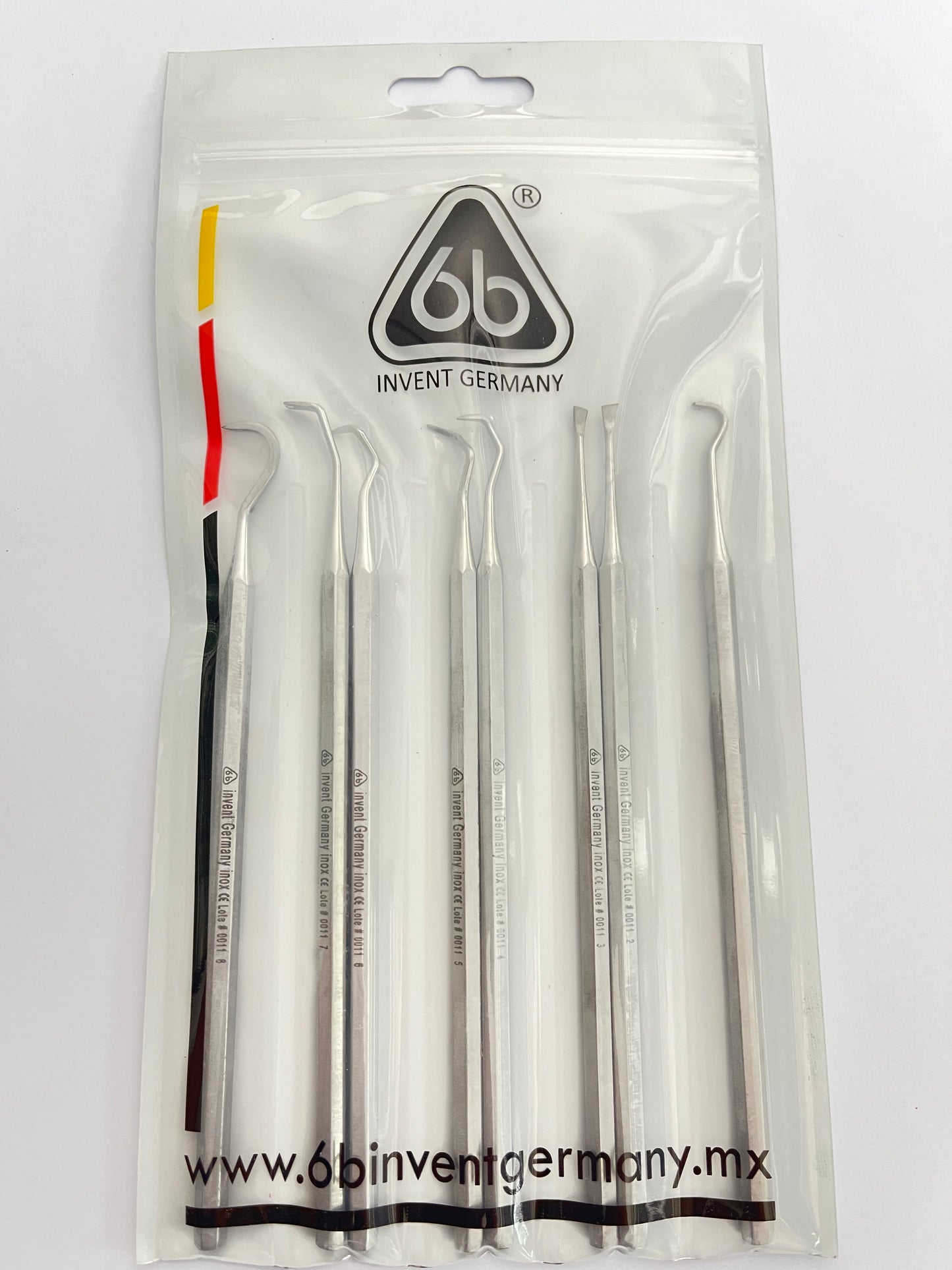 Estuche de profilaxis con 8 instrumentos 6B 152-A