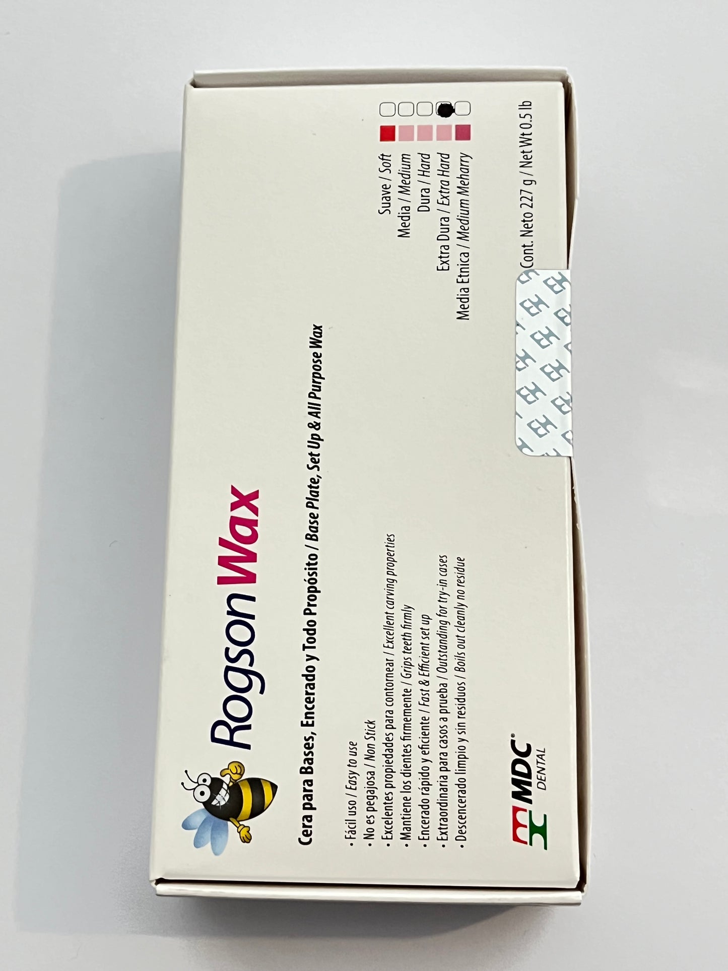 Cera para bases extradura rogson wax 1/2 lb