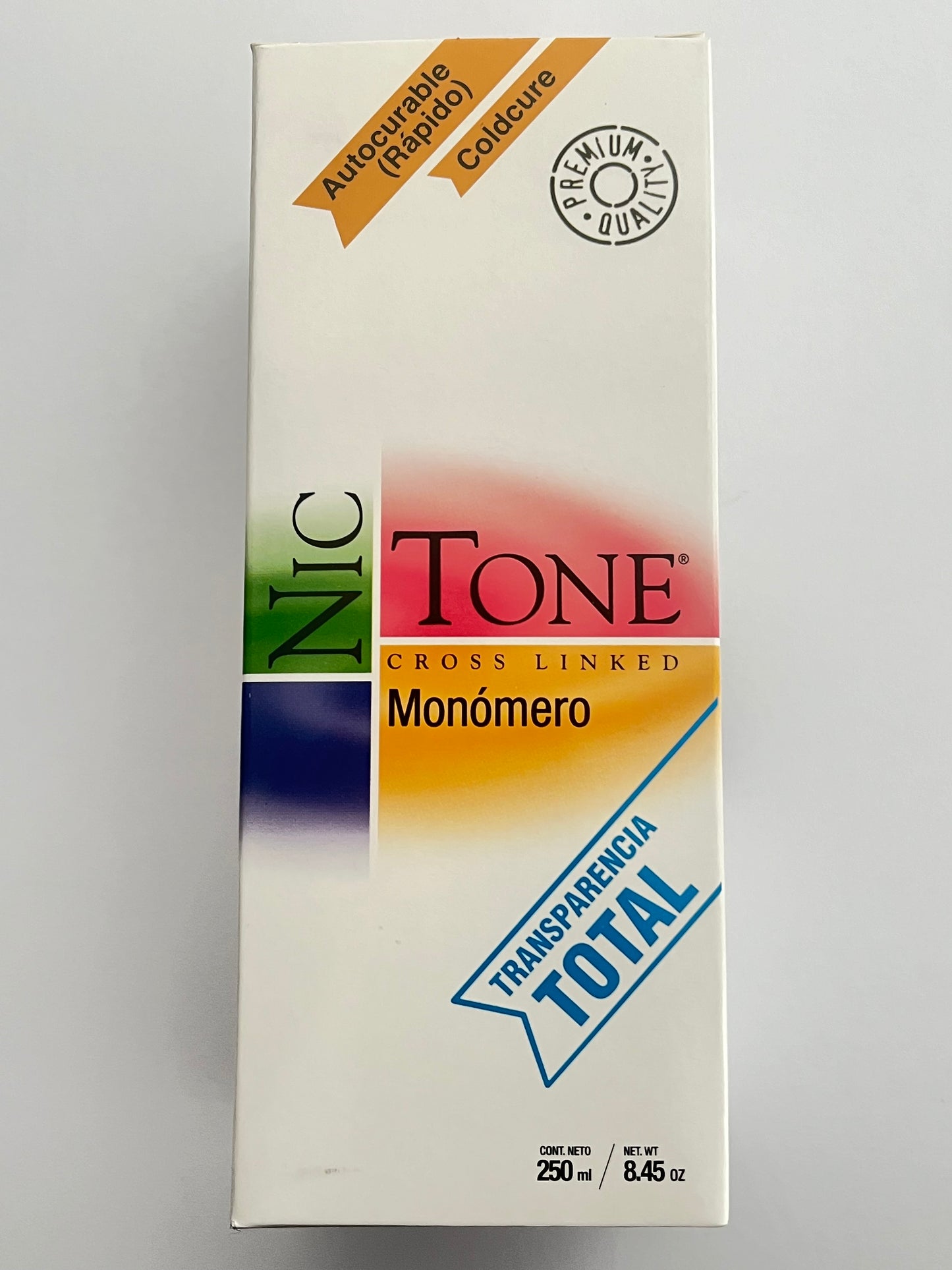 Monomero nic tone 250ml autocurable (rápido)