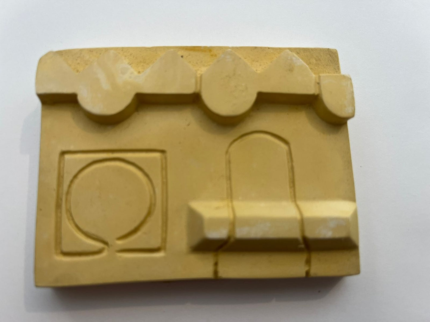 Tablilla de yeso para doblar alambres