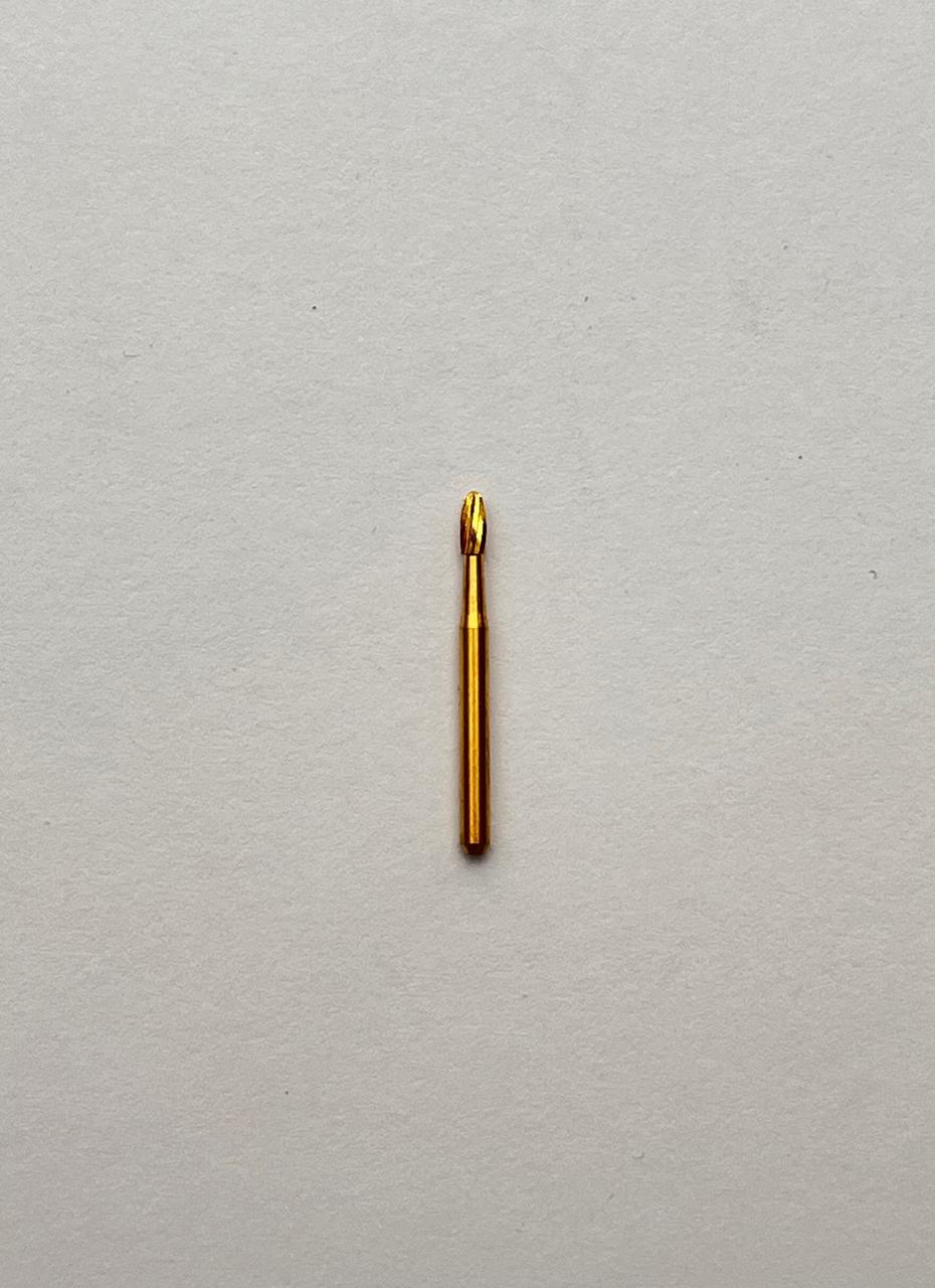 Fresa de pulido oro ovalada FG-7404