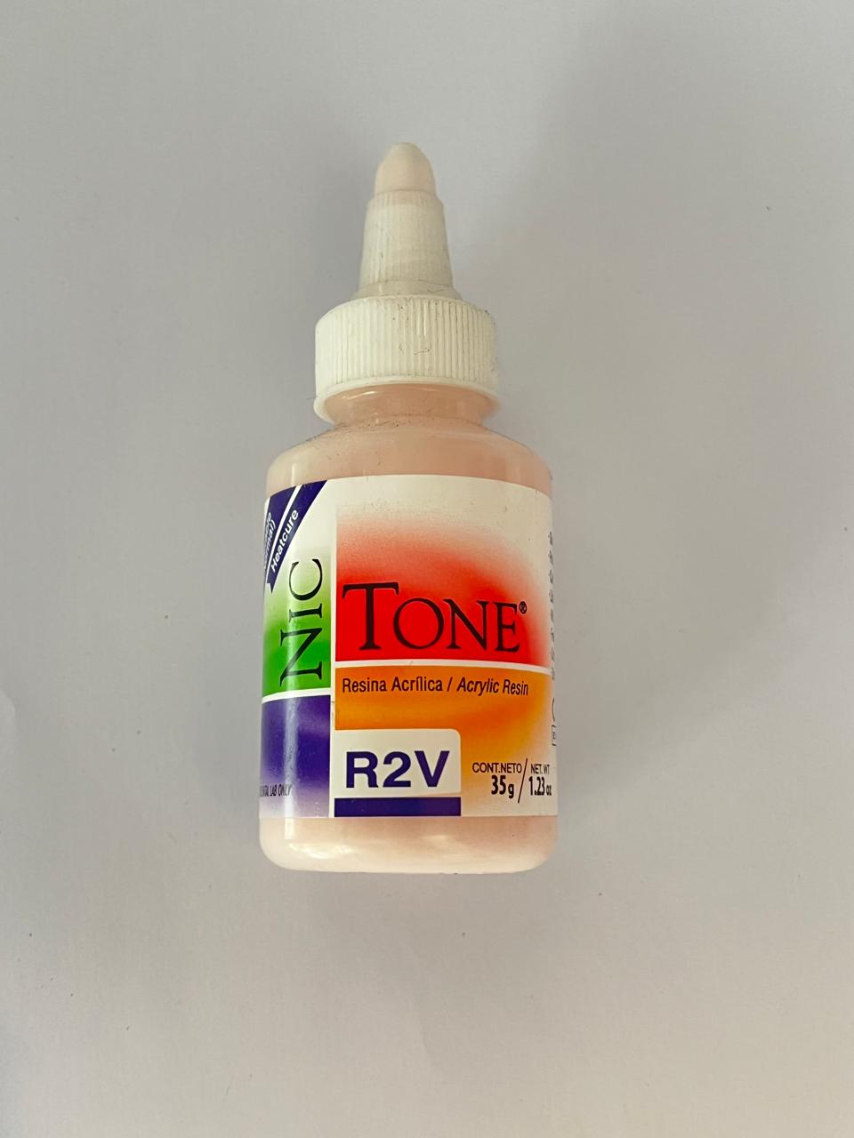 Acrílico Nictone termocurable normal lento 35 gramos color R2V