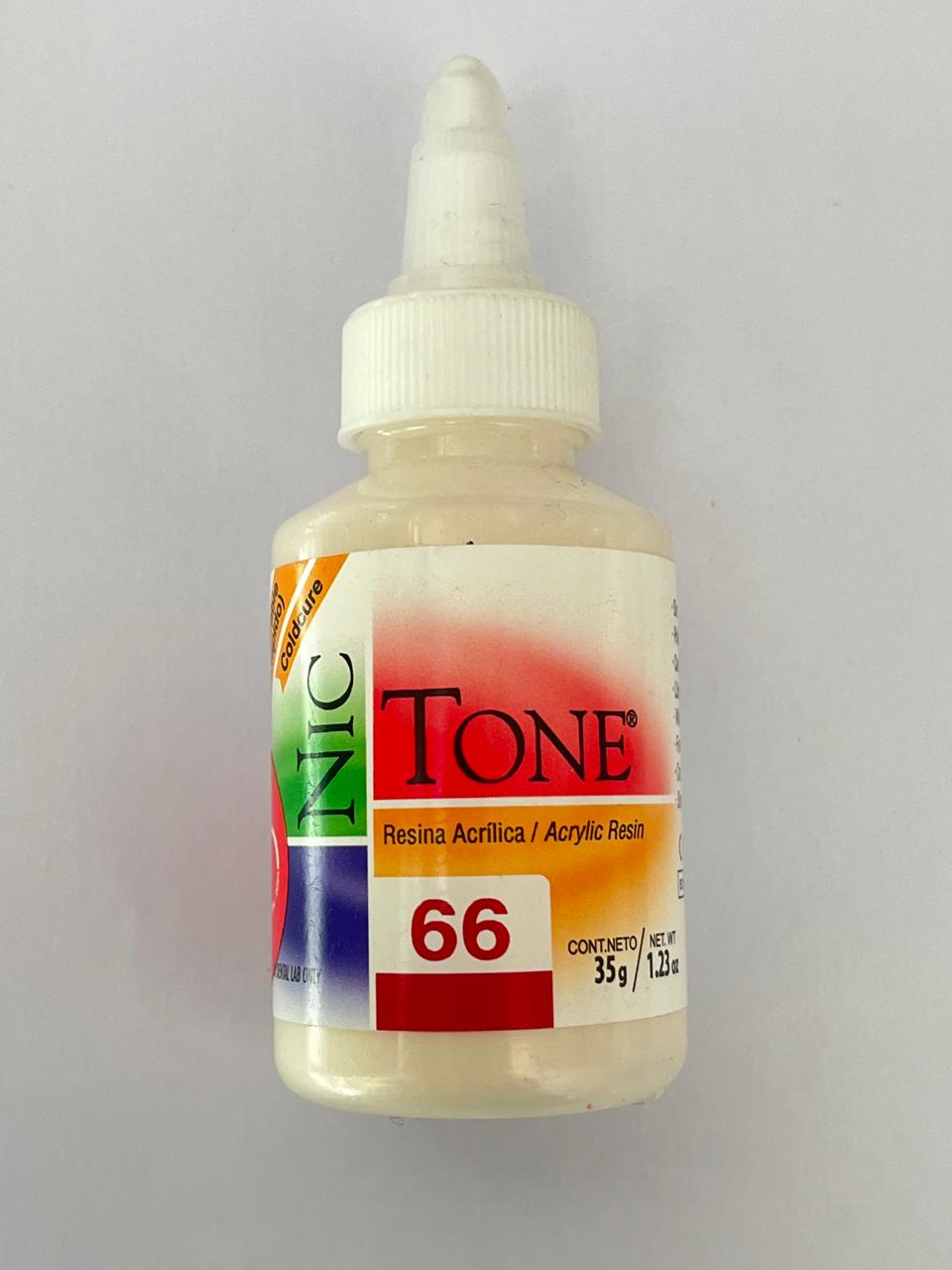 Acrílico Nic tone rápido autocurable 35 gramos color 66