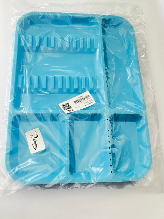 Charola división grande color azul claro marca Vor