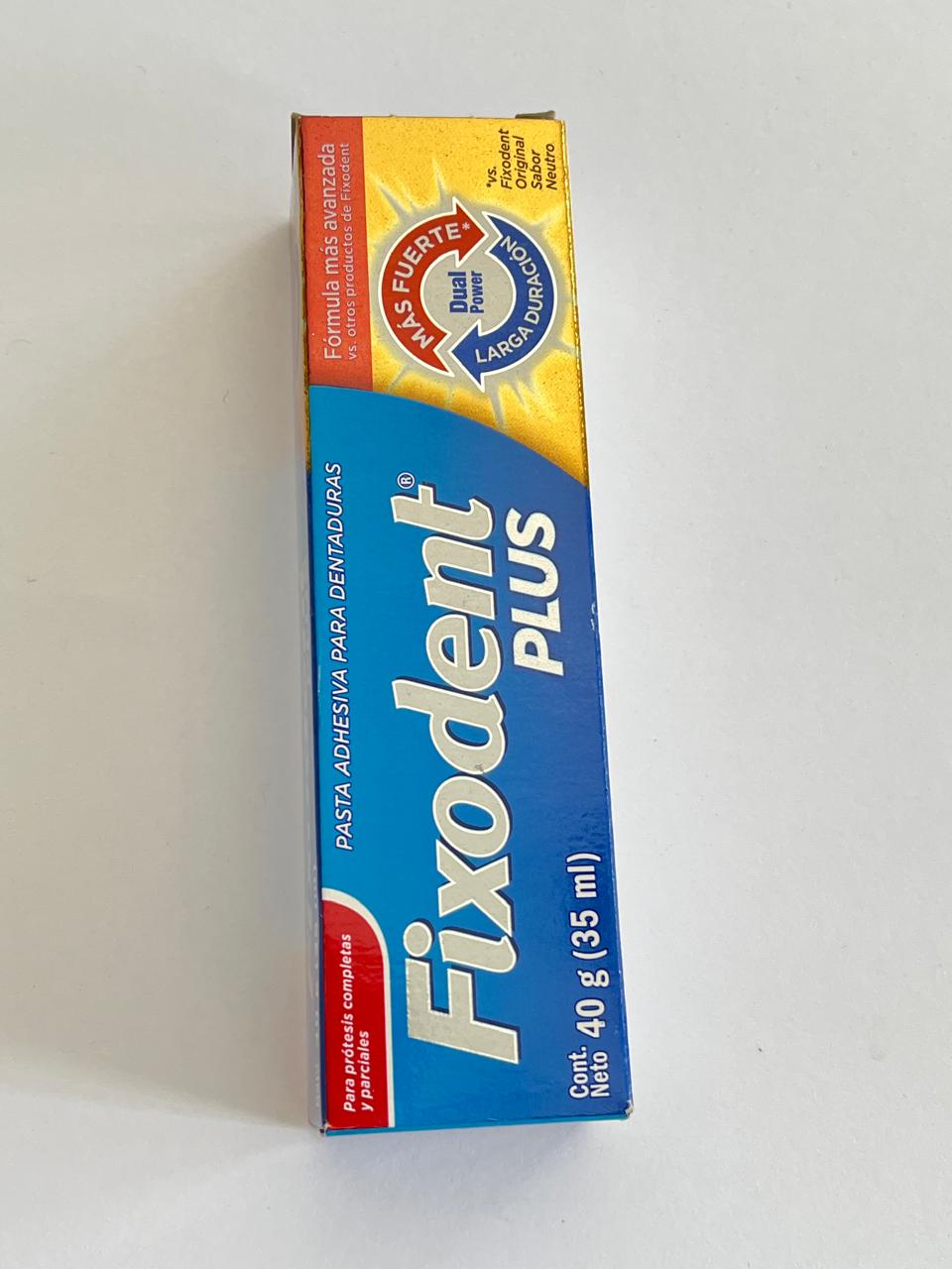 Fixodent plus crema adhesiva para placas(prótesis dentales) 35ml