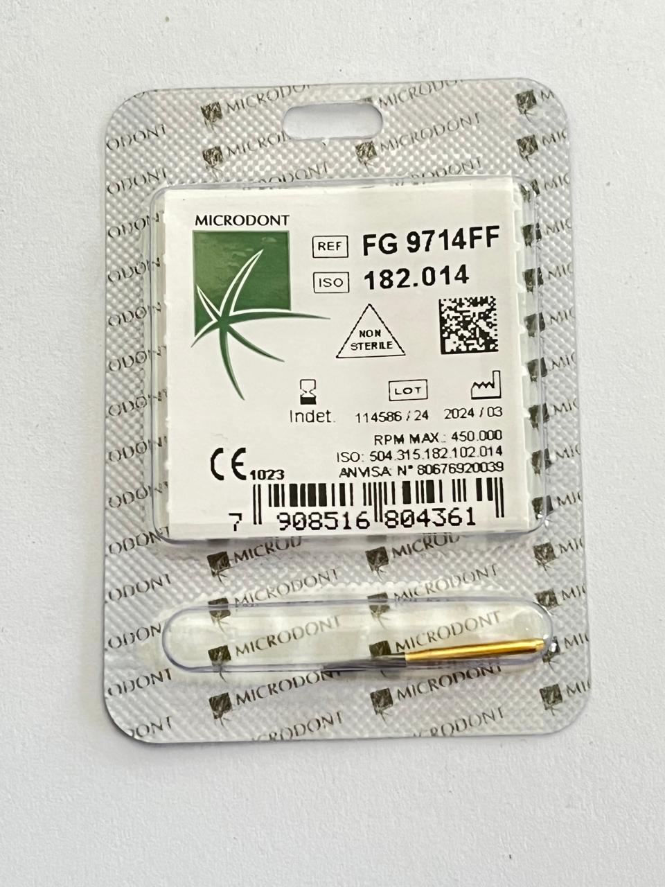 Fresa carburo 30 hojas 9714 por pieza marca Microdont