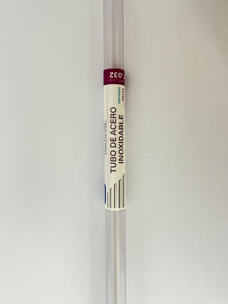 Tubo telescópico calibre .032 por pieza