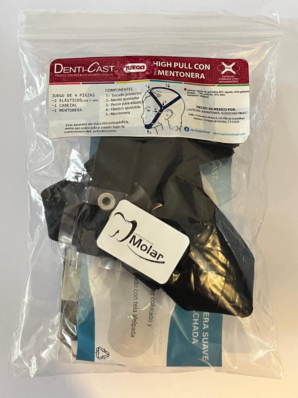 Hight pull con mentonera Denticast