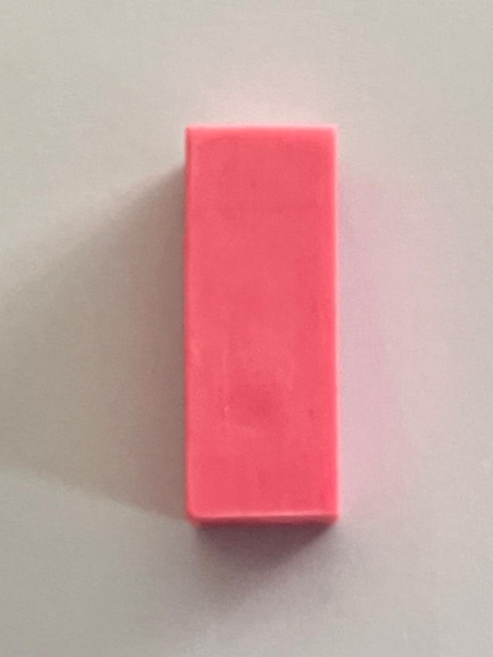 Cubo para tallado rosa suelto 15x15x38mm