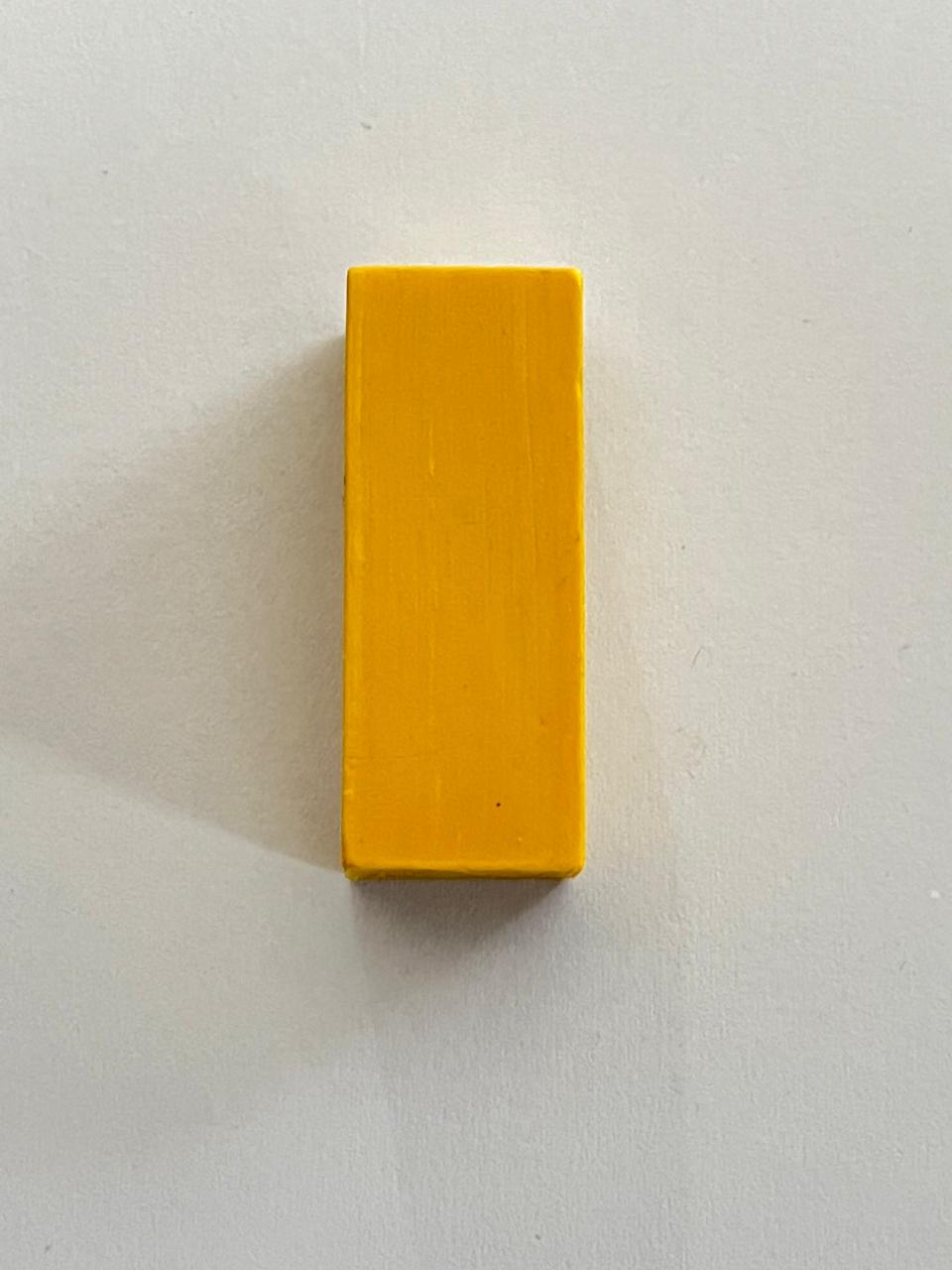 Cubo para tallado amarillo suelto 15x15x38mm