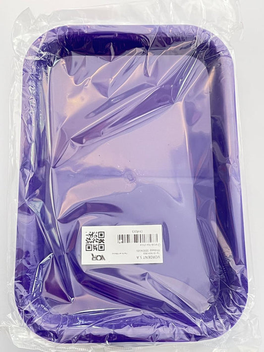 Charola lisa chica marca vor color morada