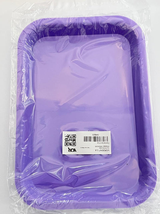 Charola lisa chica marca vor color lila