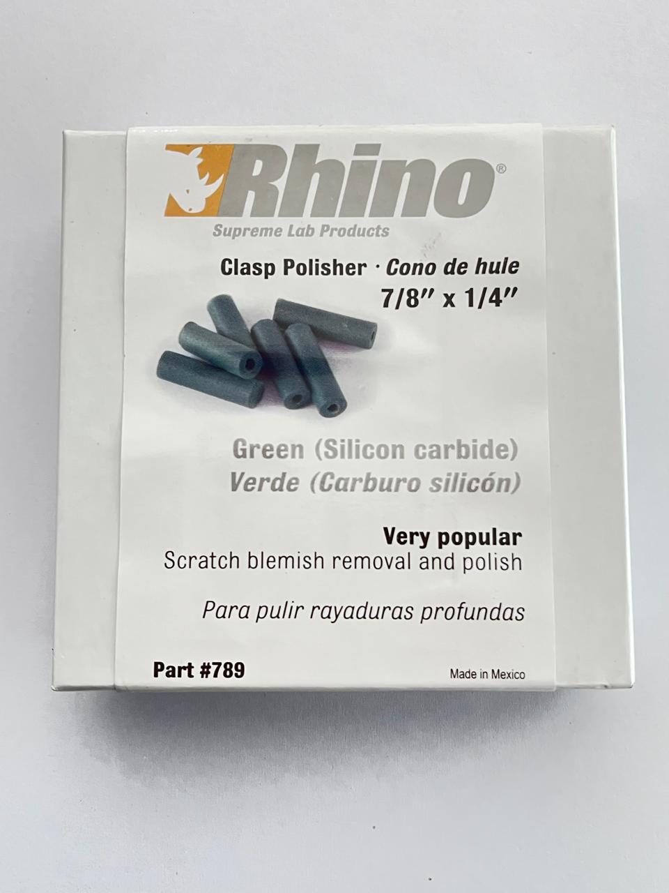 Caja de conos de hule color verde paquete con 100 piezas Rhino