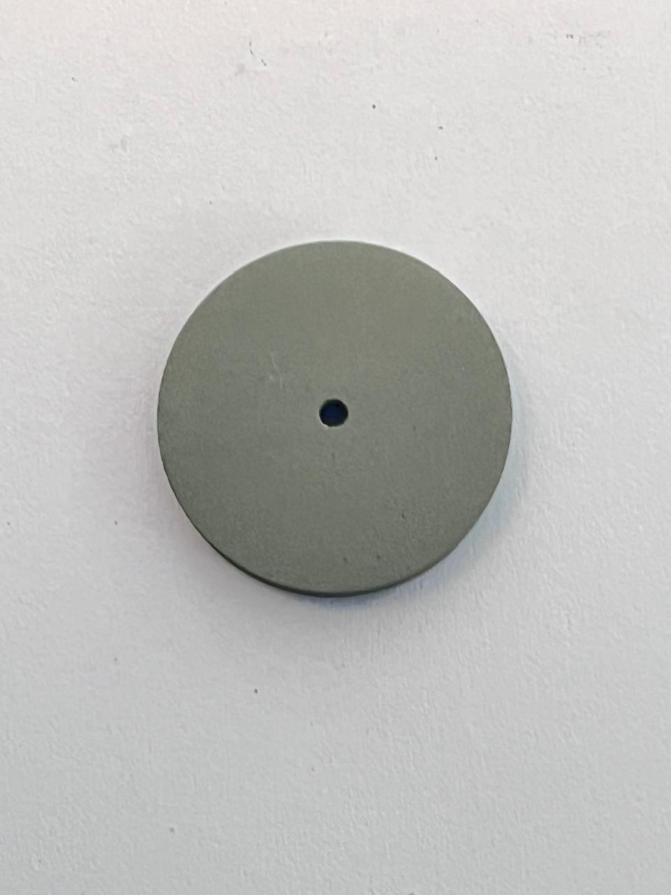 Disco de hule gris suelto abrasivo suave