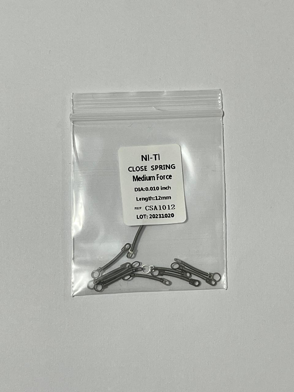 Closed coil -spring- Resorte cerrado 12mm DIA: 0.010 inch