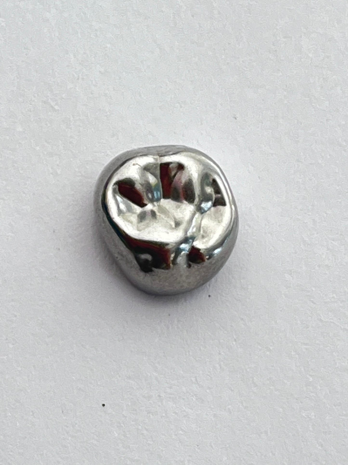 Corona posterior 3M acero cromo EUL5 superior izquierda segundo molar temporal