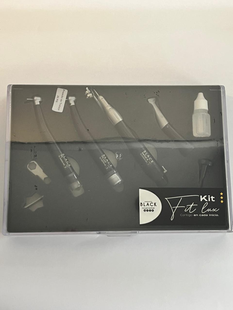 Kit piezas de alta, baja y contrangulo Expert línea black borgatta
