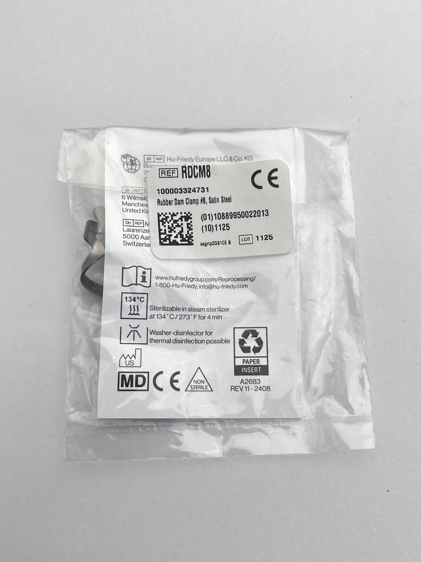 Grapa hu-friedy #8 para molar superior GRDCM8