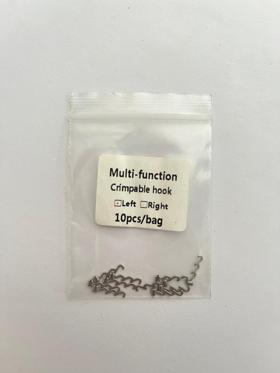 Hook crimpable multifunción gancho de poder para distalar con 10 piezas