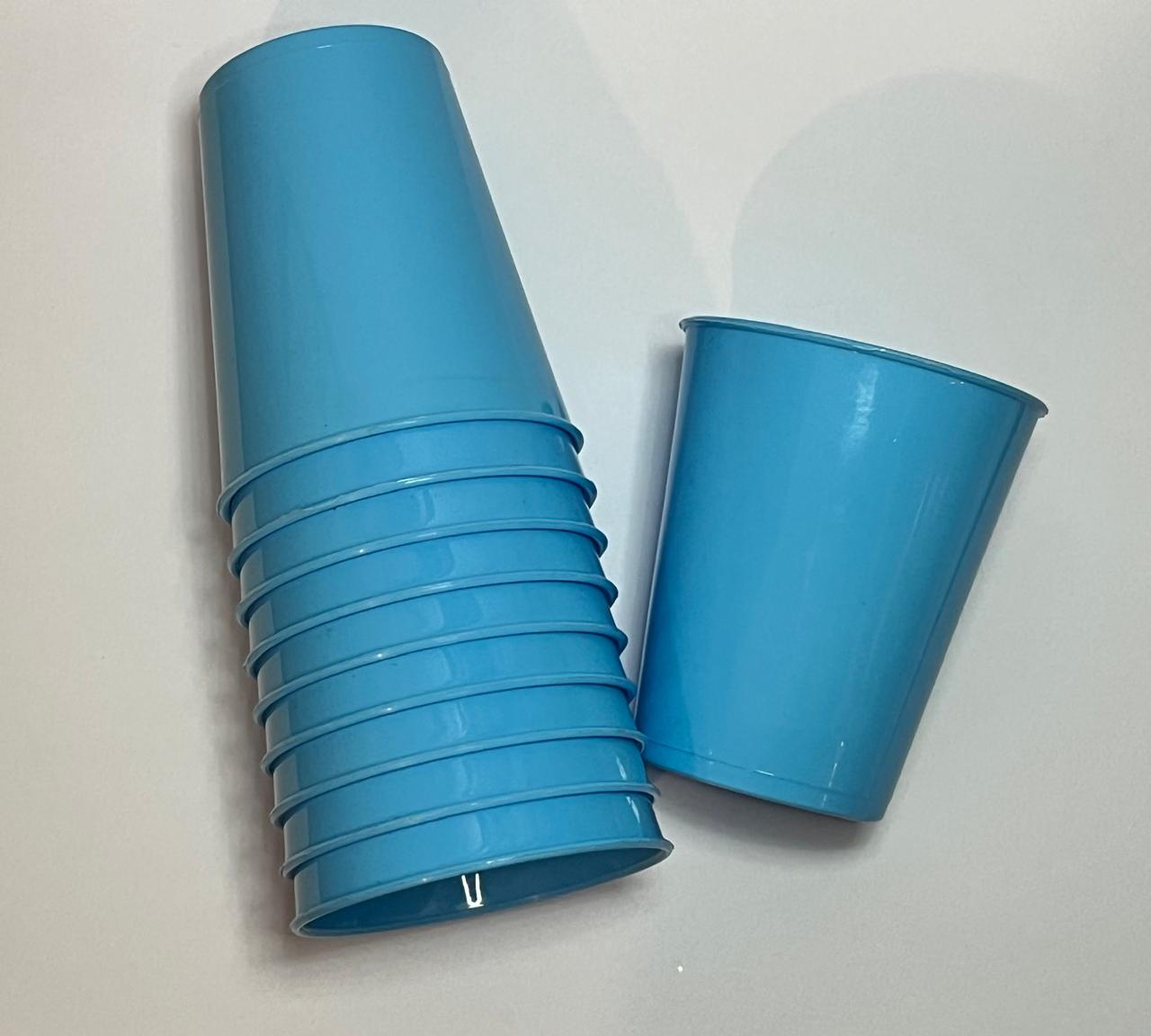Vaso autoclavable paquete con 10 piezas marca vor color azul