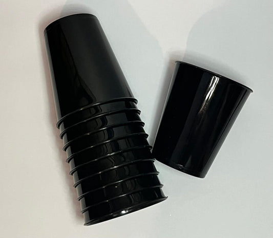 Vaso autoclavable paquete con 10 piezas marca vor color negro