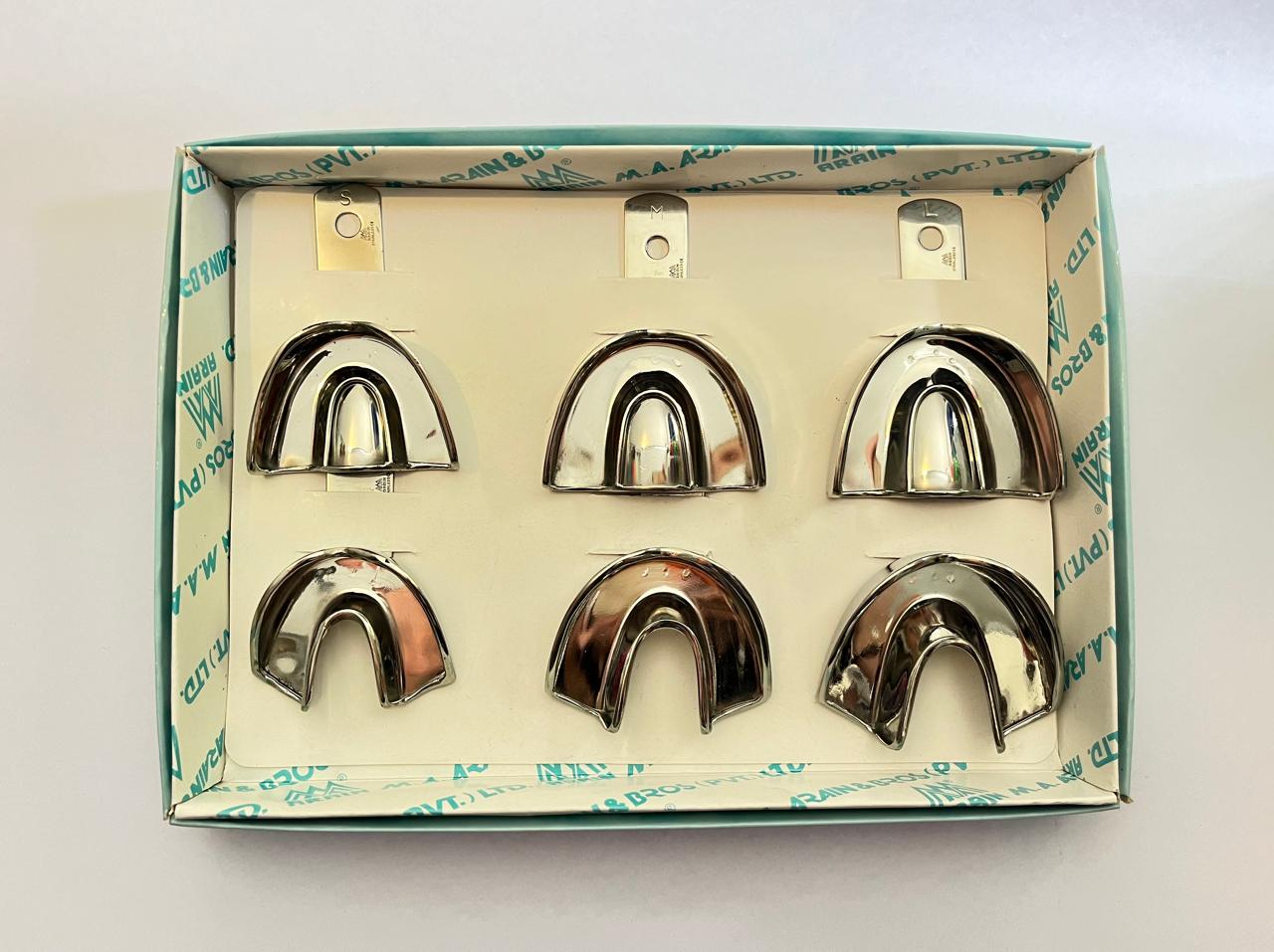 Juego de cucharillas DENTADO INFANTIL liso (sin perforar) adulto arain tipo rim lock con 6 piezas pediátrico