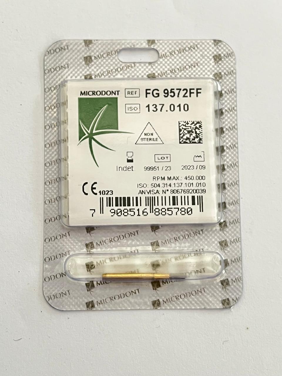 Fresa carburo 30 hojas 9572 por pieza marca Microdont