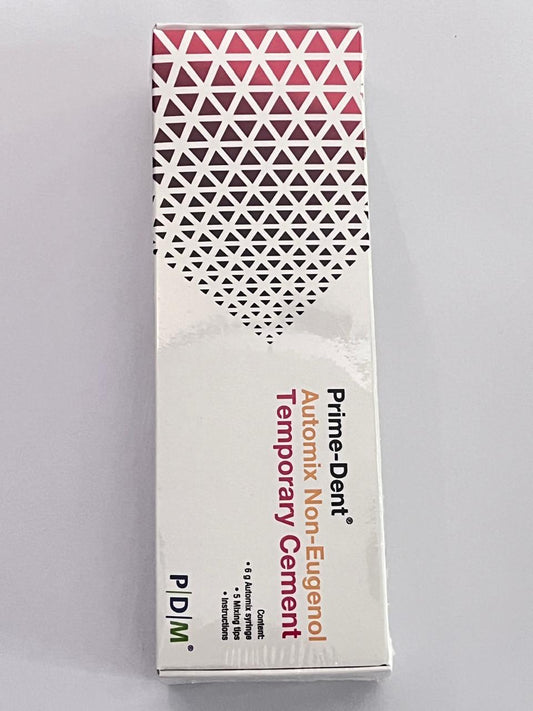 Cemento temporal automix libre de eugenol NE Prime dent