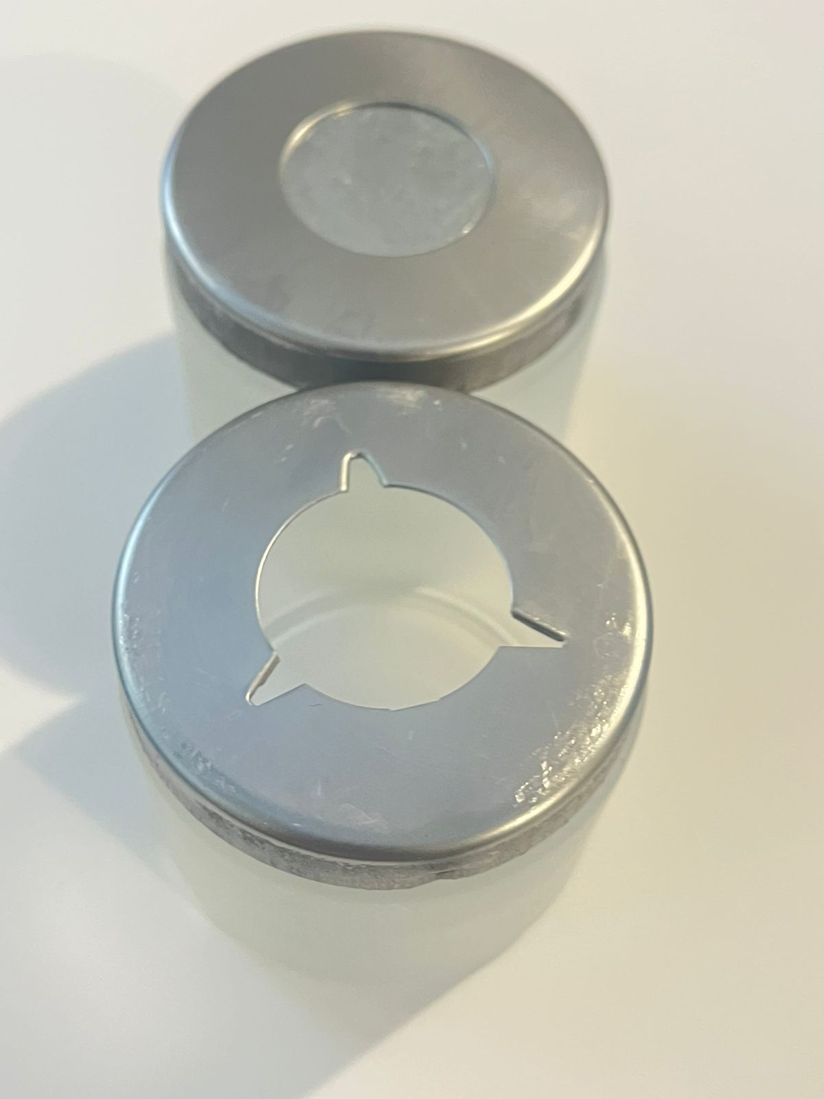 Algodoneras para limpio y sucio tapa metálica juego con 2 piezas steel dental