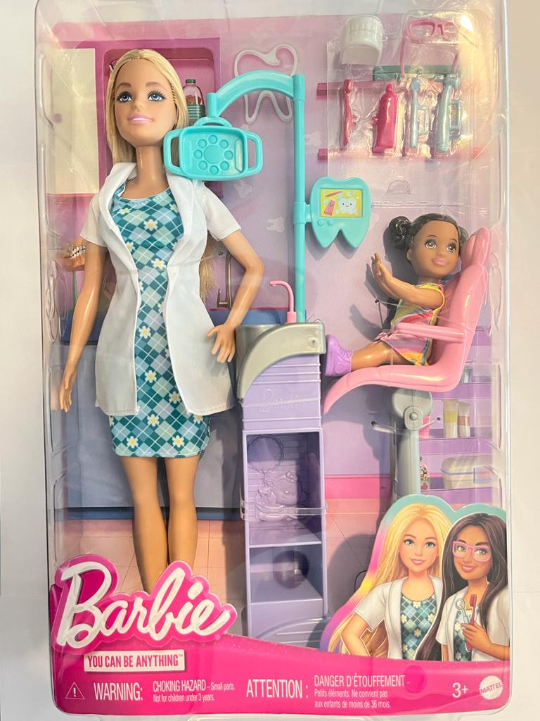 Barbie Rubia Odontóloga ¡¡Las dentistas mantienen nuestros dientes sanos!!.