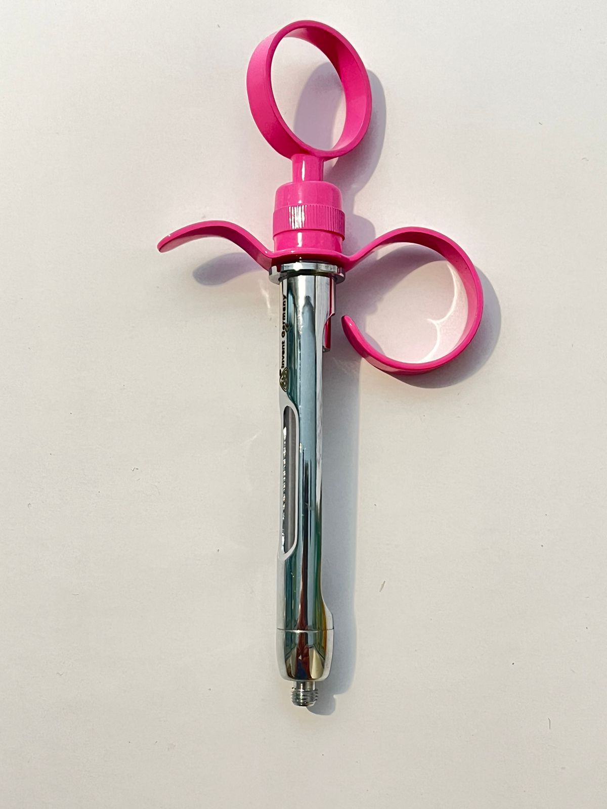 Jeringa anestesiar bayer 6B 210 rosada