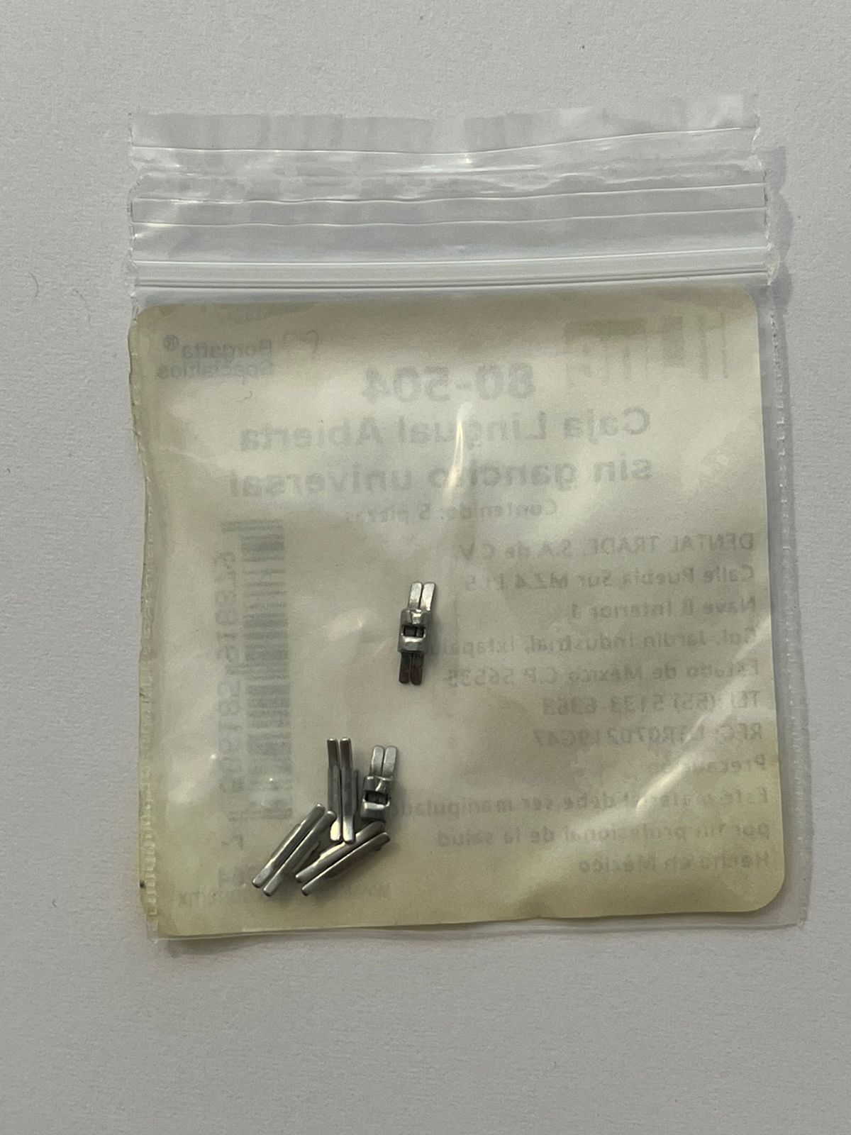 Caja lingual abierta sin gancho universal con 5 piezas 80-504 iline