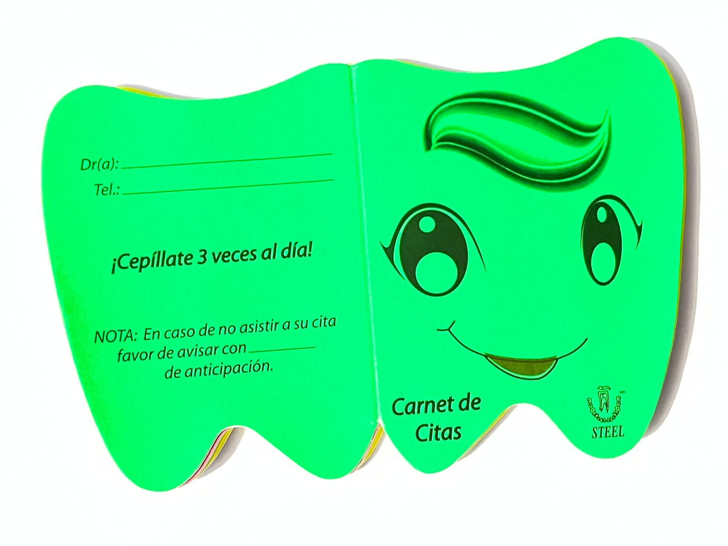 Carnet de citas paquete con 20 hojas