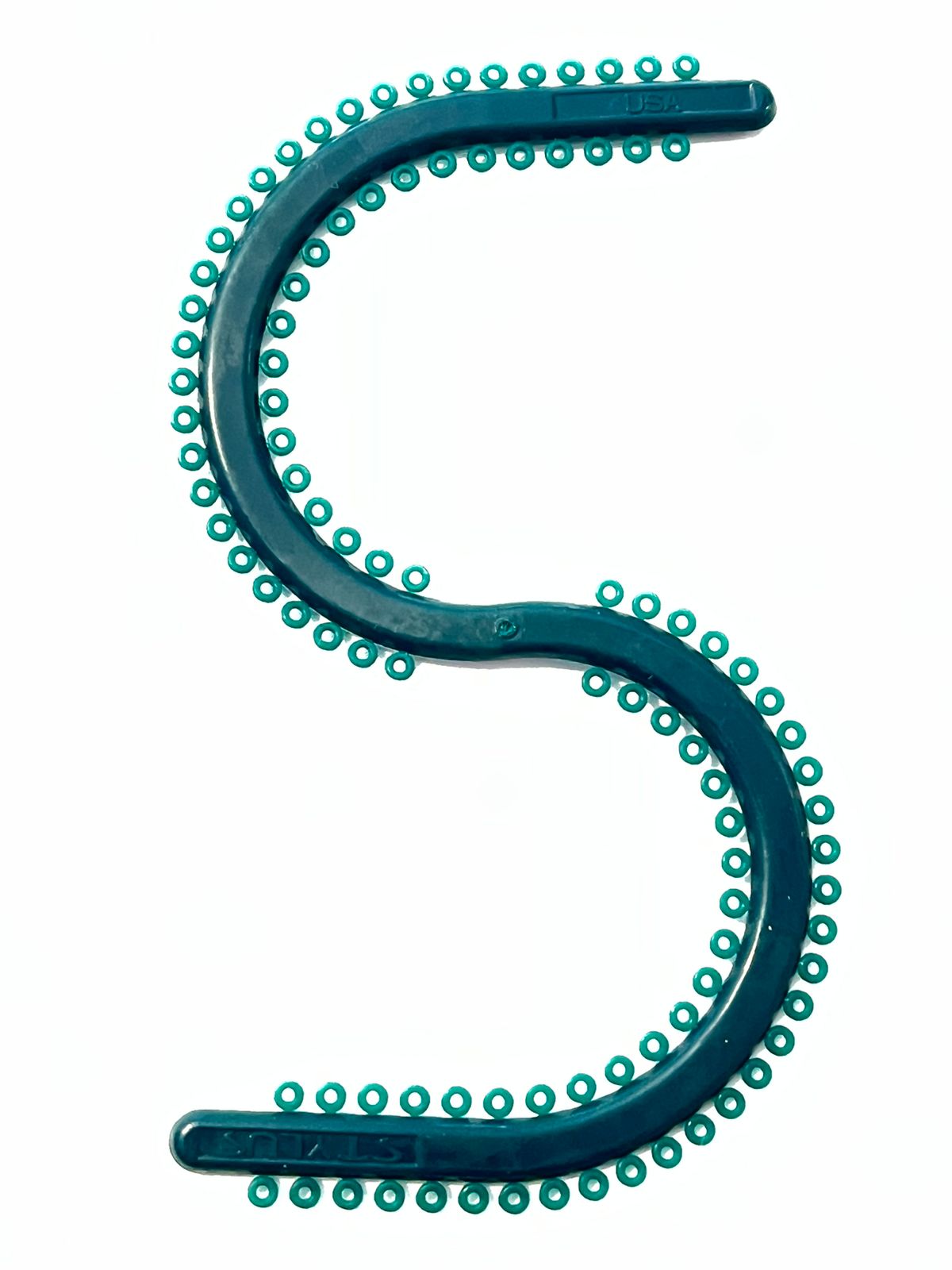 Módulo en "S" elastómero Ah Kim Pech por pieza color Emerald