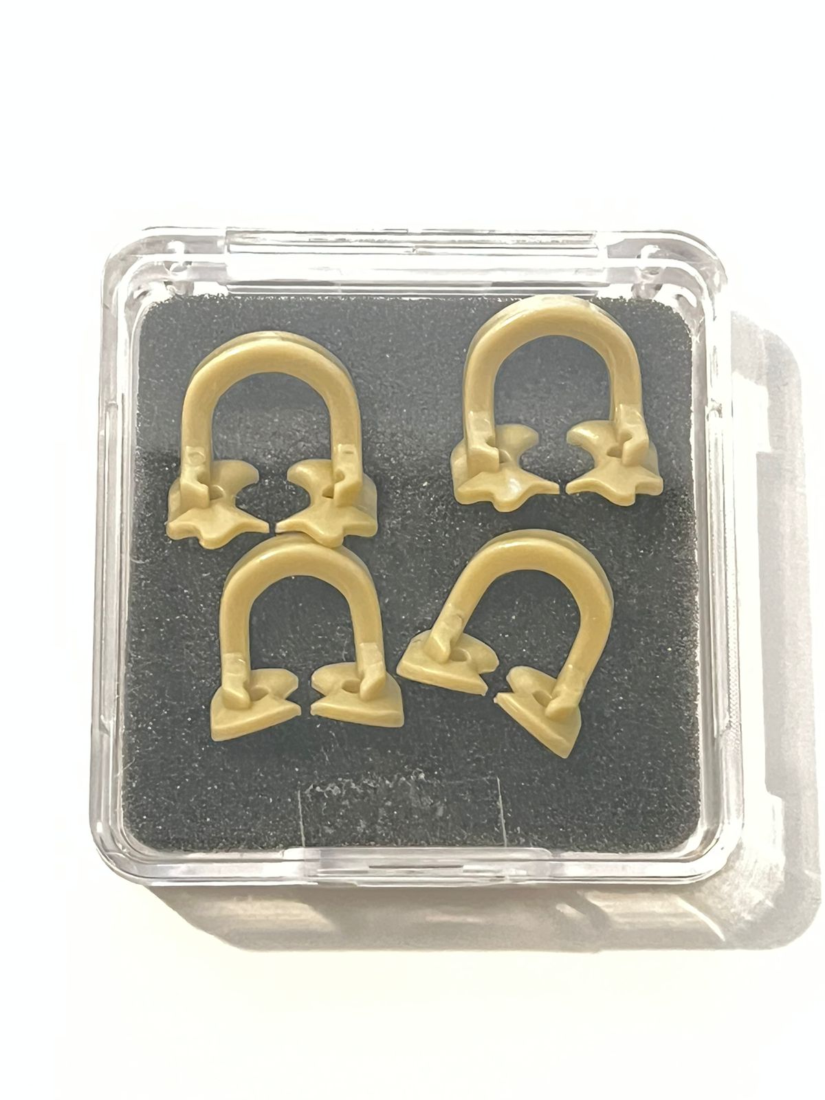 Juego de grapas atraumáticas tipo kerr marca argel, kit con 4 piezas