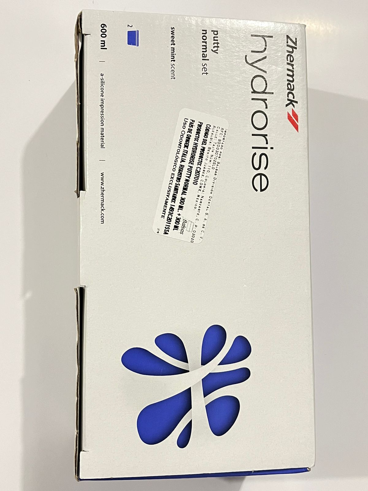 Silicona adición Hydrorise putty soft base 300ml catalizador 300ml