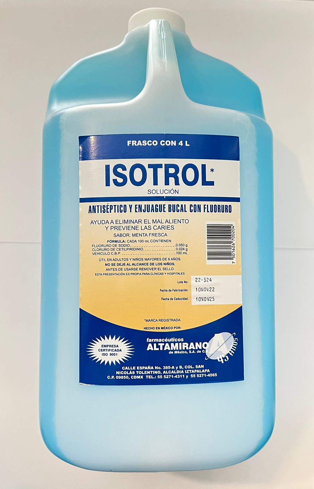 Isotrol enjuague bucal