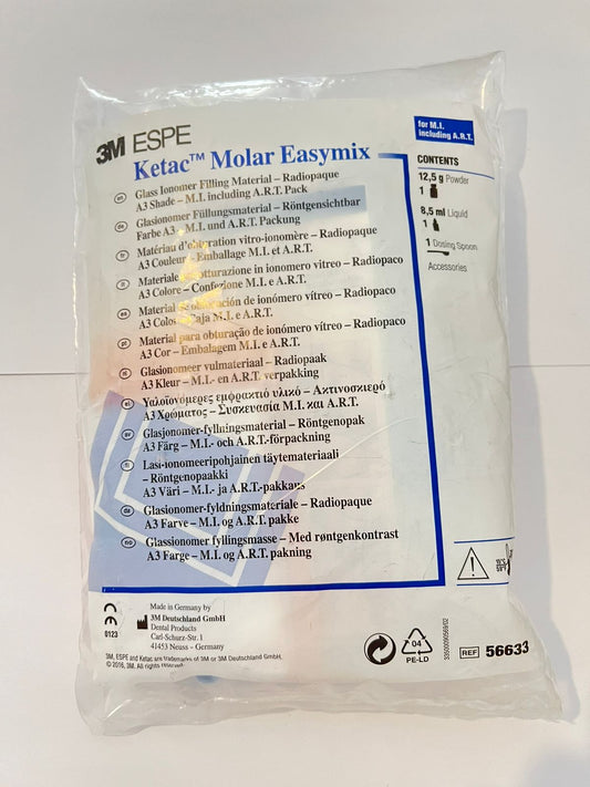 Juego de Ionómero de vidrio Ketac molar 12.5gr y 8.5ml